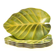 Sunset Palm Leaf Plate (Set of 6)