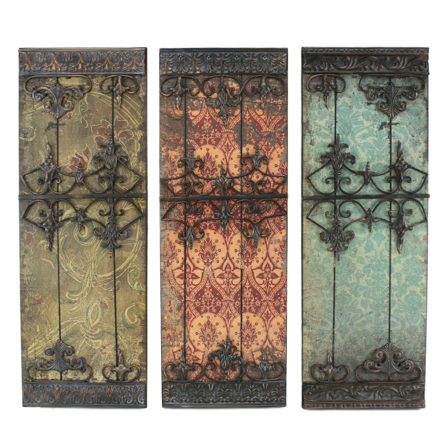 3 Piece Metal Wall Decor