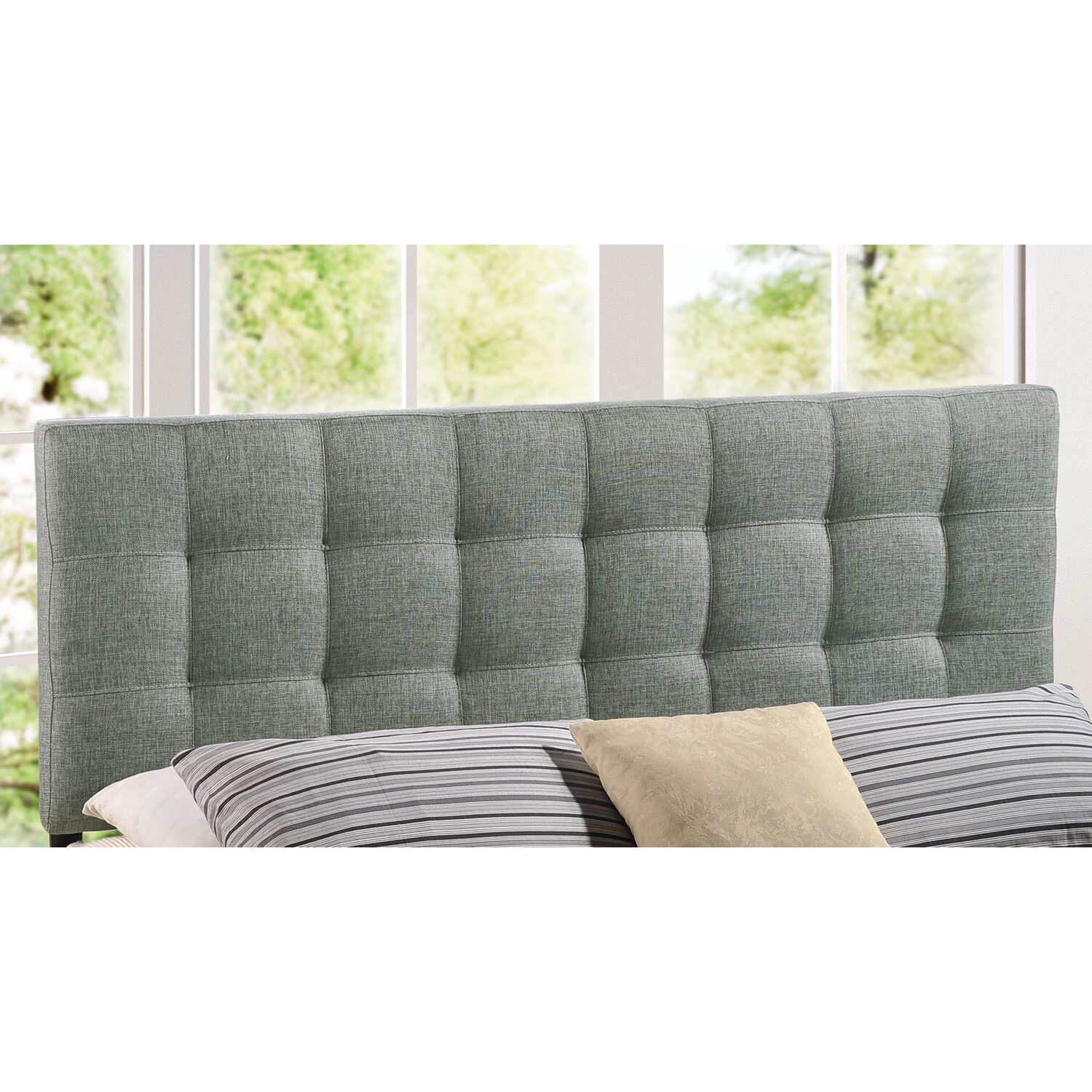 Queen Upholstered Headboard on Hayneedle - Queen Fabric