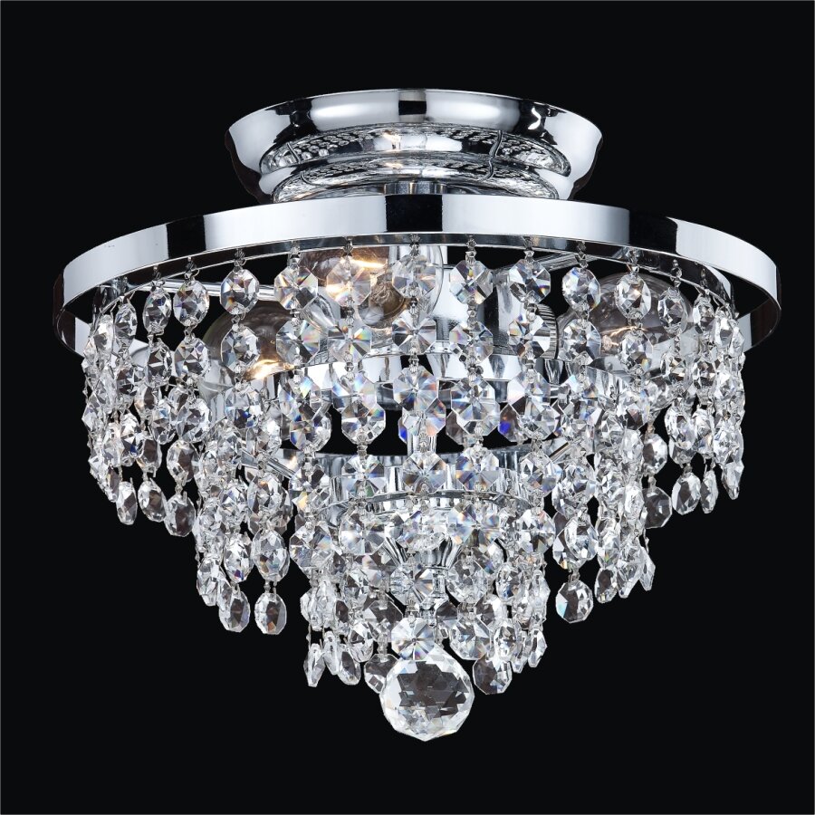 Semi flush mount chandelier Ajman