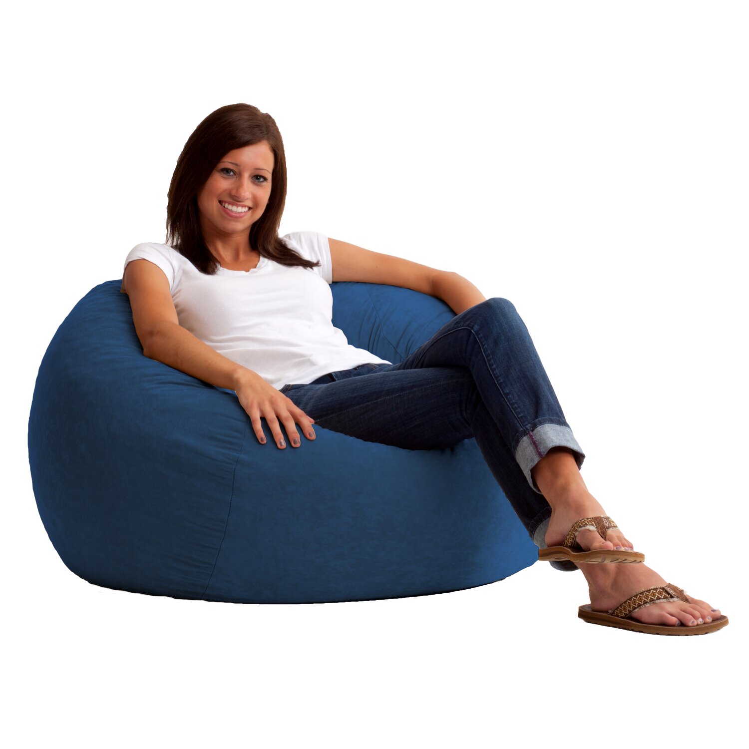 Poco Bean Beanbag Chair for Kids - Royal Blue - m