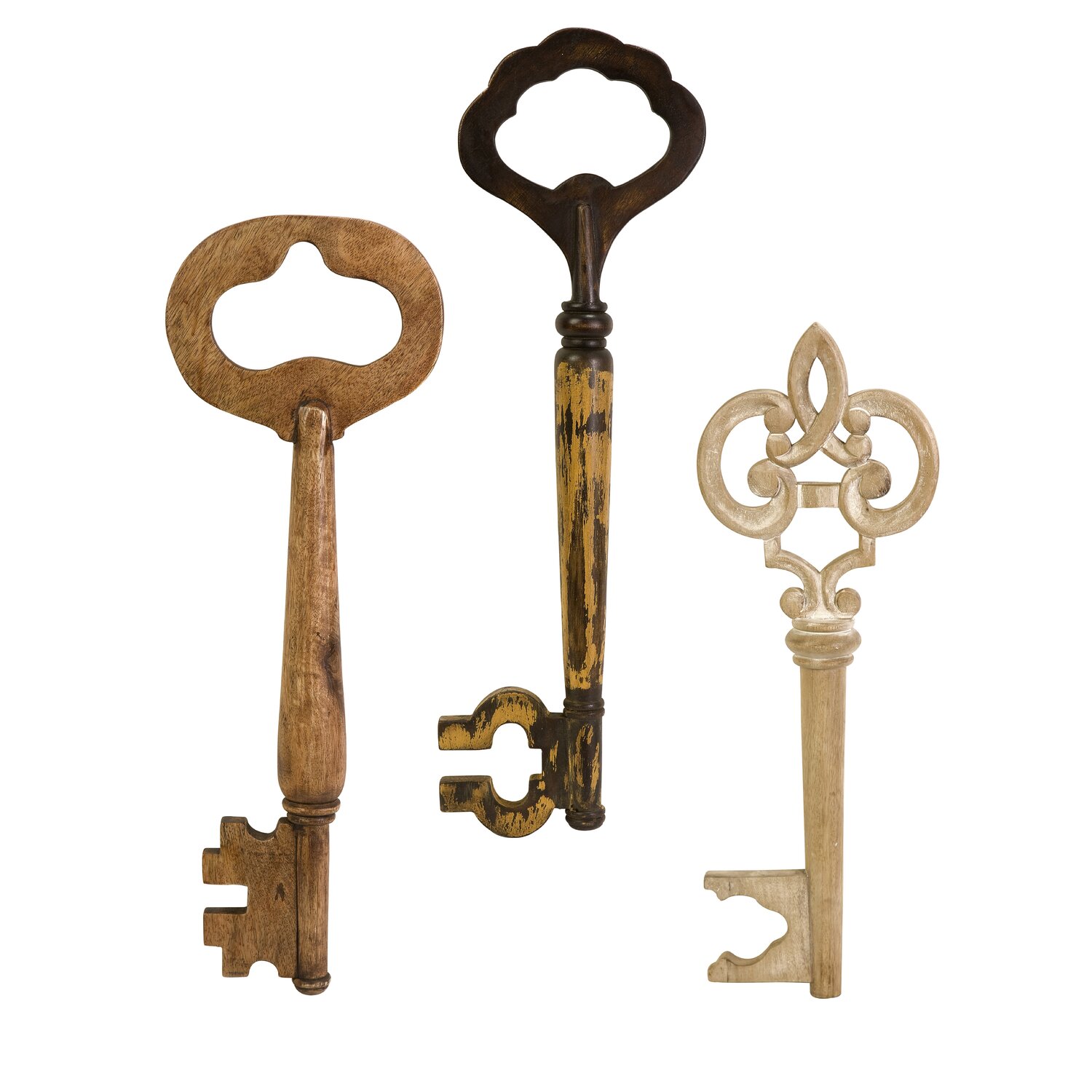 Wooden Key Wall Decor