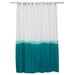 Nine Space Dip Dye Cotton Shower Curtain & Reviews | Wayfair