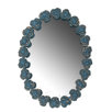 A&B Home Group, Inc Rose Frame Oval Wall Mirror