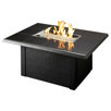 havana low rectangle fire pit table
