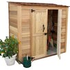 outdoor living today garden chalet 6 ft. w x 3 ft. d wood