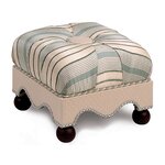 House of Hampton Gahn Round Tufted Ottoman & Reviews | Wayfair