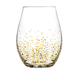 20 Oz. Gold Luster Stemless Wine Glass