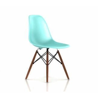 DSW - Molded Plastic Side Chair with Dowel-Leg Base - Color  Dowel ...