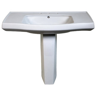 Belle Foret Bathroom Sink Pedestal Only Wayfair Supply