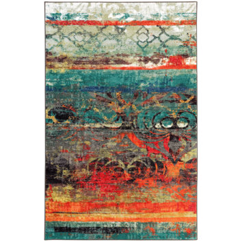 rug mohawk eroded strata multi area printed multicolor walmart x10