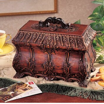 Design Toscano Tea Caddy Box