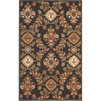 Impressa Charcoal/Brown Area Rug