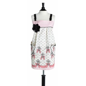 Feather De Lis Bib Mia Apron