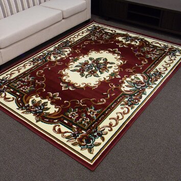 DonnieAnn Company TajMahal Burgundy Oriental Rug