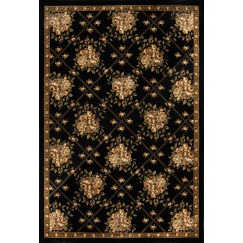 Triumph Black Area Rug