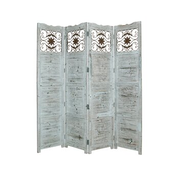 84 X 76 Nantucket 4 Panel Room Divider