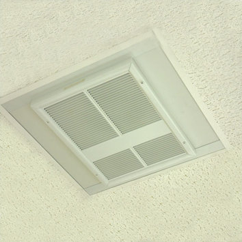 Commercial Ceiling Mounted Electric Fan Wall Insert Heater On