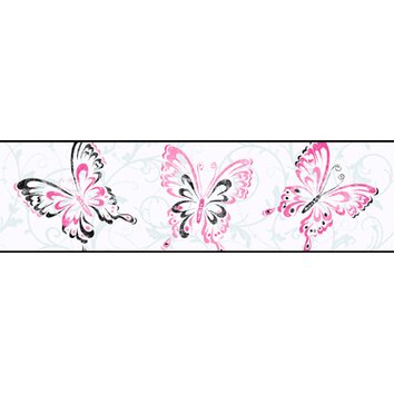 Candice Olsen Kids 18 x 1.5 Butterfly Border Wallpaper