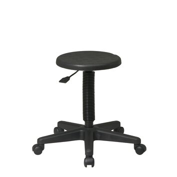 Height Adjustable Intermediate Stool with Dual Wheel