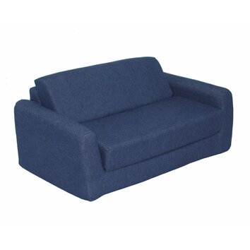 Elite Products Childrens Polyester Sleeper Sofa