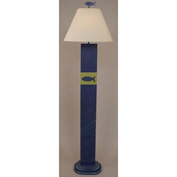 Coastal Living Fish Panel 63 Floor Lamp