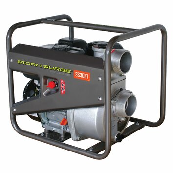 299 GPM Storm Surge Portable Semi Trash Pump