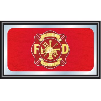 Fire Fighter Framed Graphic Art