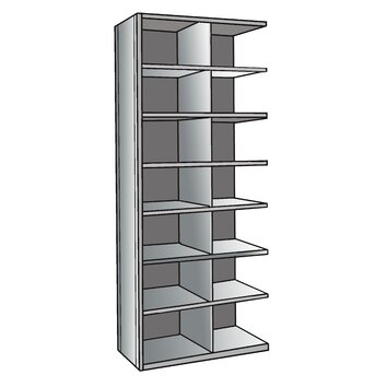 Hi Tech Bin 87 H 7 Shelf Shelving Unit Add on