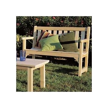 Cedar English Wood Garden Bench