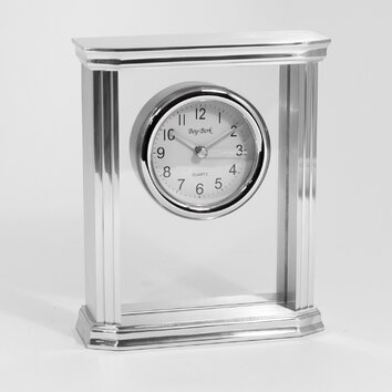 Porto Clock in Silver