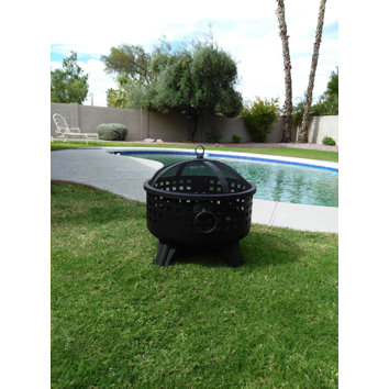 Landmann Garden Lights Savannah Wood Burning Fire Pit & Reviews | Wayfair