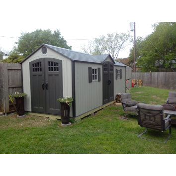Lifetime 20 Ft. W x 8 Ft. D Garden Shed & Reviews | Wayfair