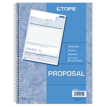 Part Carbonless Proposal Book