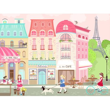 parisian canvas wall art