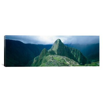 Panoramic Ruins, Machu Picchu, Peru Photographic Print on Canvas