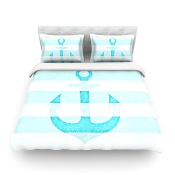 Stone Vintage Anchor Duvet Cover