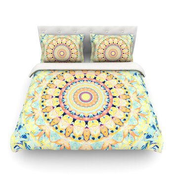 Flourish by Iris Lehnhardt Circle Light Duvet Cover