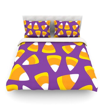 Kandy Korn   Purple by Light Duvet Cover