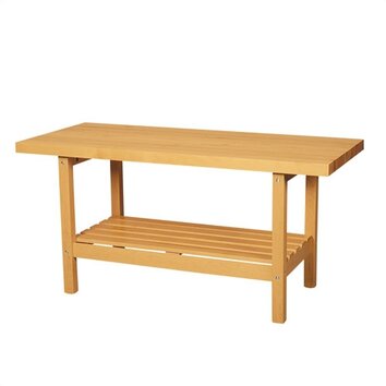 Two Station Wooden Top Workbench