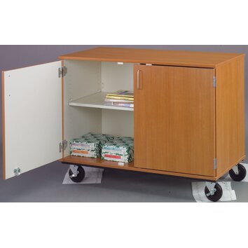 Mobiles Divided Shelf Storage with Lock