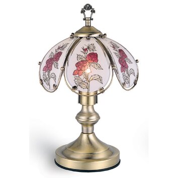 ORE Furniture Rose Touch 14.25 H Table Lamp with Bowl Shade