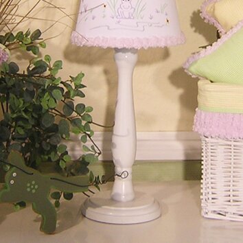 Froggy Lavender 15 H Table Lamp with Empire Shade