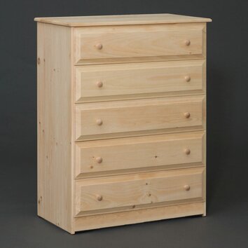 Riverdale Beveled Edge 5 Drawers Chest