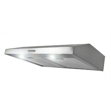 AKDY 30 300 CFM Convertible Under Cabinet Range Hood