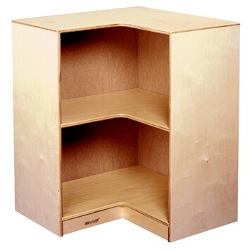 30.63 Durable Inside Corner Bookshelf