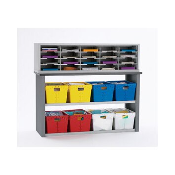 20 Pockets Sorter with Tote Storage