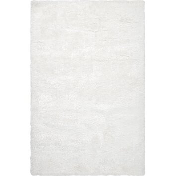 Surya Grizzly White Solid Area Rug