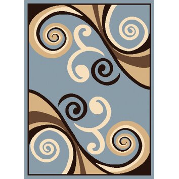 United Weavers of America Dallas Billow Blue Area Rug