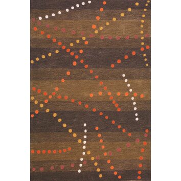 Foreign Accents Festival Brown Area Rug